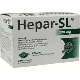 HEPAR-SL Σκληρές κάψουλες 320 mg, 200 τεμάχια