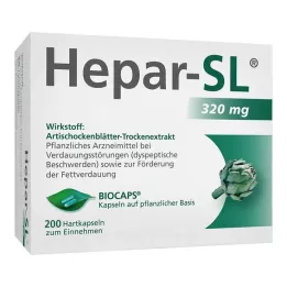 HEPAR-SL Σκληρές κάψουλες 320 mg, 200 τεμάχια
