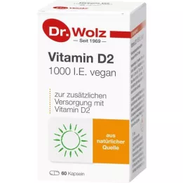 VITAMIN D2 1000 I.U. vegan κάψουλες, 60 τεμάχια