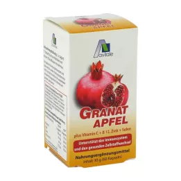 GRANATAPFEL 500 mg συν Vit.C+B12+ψευδάργυρος+σελήνιο κάψουλες, 60 κάψουλες