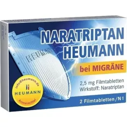 NARATRIPTAN Heumann για ημικρανία 2,5 mg επικαλυμμένα με λεπτό υμένιο δισκία, 2 τεμάχια