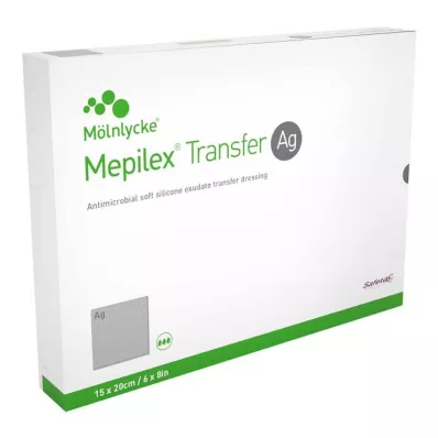 MEPILEX Αφρώδης επίδεσμος μεταφοράς Ag 15x20 cm αποστειρωμένος, 10 τεμάχια MEPILEX Αφρώδης επίδεσμος μεταφοράς Ag 15x20 cm αποστειρωμένος, 10 τεμάχια