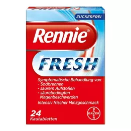 RENNIE FRESH Μασώμενα δισκία, 24 τεμάχια
