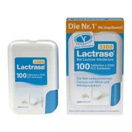 LACTRASE 3,300 FCC Δισκία σε διανομέα κλικ, 100 τεμάχια