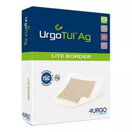 URGOTÜL Επίδεσμος Ag Lite Border 8x8 cm, 10 τεμάχια