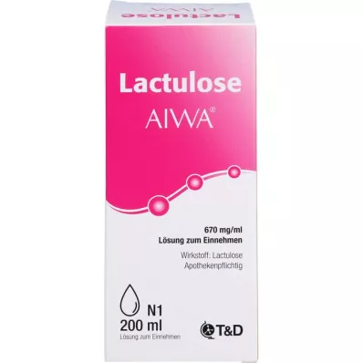 LACTULOSE AIWA 670 mg/ml πόσιμο διάλυμα, 200 ml