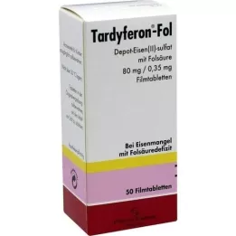 TARDYFERON-Fol Depot-Eisen(II)-sul.m.Fols.Filmtab., 50 τεμ