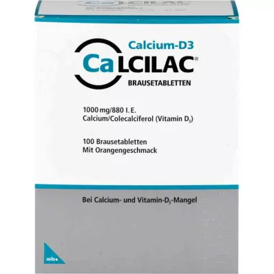 Calcilac 1000mg/880 διεθνείς μονάδες (100 τεμάχια)