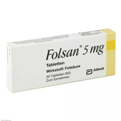 Folsan δισκία 5 mg, 50 τεμ