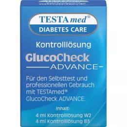 TESTAMED Διάλυμα ελέγχου GlucoCheck Advance, 4 ml