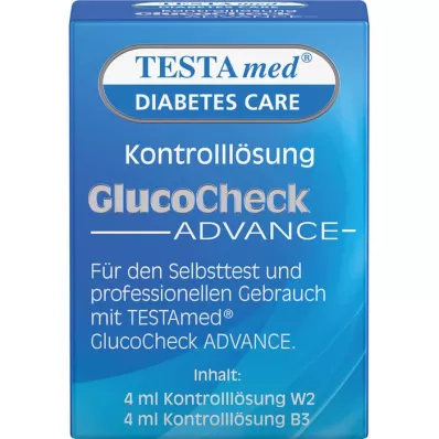 TESTAMED Διάλυμα ελέγχου GlucoCheck Advance, 4 ml