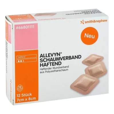 Κόλλα από αφρό Allevyn 7x8 cm, 12 τεμάχια