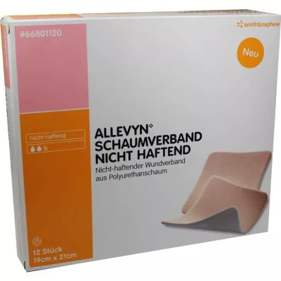 Ντρέσινγκ από αφρό Allevyn 19x21 cm μη αυτοκόλλητο, 12 τεμ