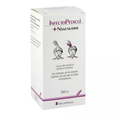 INFECTOPEDICUL Διάλυμα + χτένα, 250 ml
