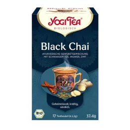YOGI TEA Σακούλα βιολογικού φίλτρου Black Chai, 17X2.2 g