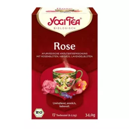 YOGI TEA Σακούλα οργανικού φίλτρου Rose, 17X2 g