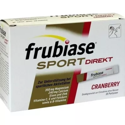 FRUBIASE SPORT Άμεσοι κόκκοι, 18 τεμάχια