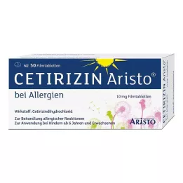 Cetirizine Aristo για αλλεργίες 10 mg επικαλυμμένα με λεπτό υμένιο δισκία, 50 τεμ