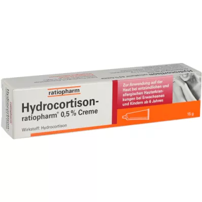 HYDROCORTISON-ratiopharm 0,5% κρέμα, 15 g