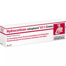 HYDROCORTISON-ratiopharm 0,5% κρέμα, 30 g