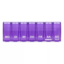 ANABOX 1x7 μωβ, 1 τεμάχιο