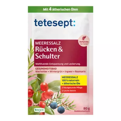 Tetesept Sea Salt Back &amp; Ώμος (80 g)