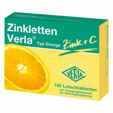 Παστίλιες Zinkletten Verla Orange, 100 τμχ