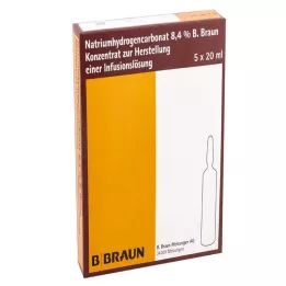 NATRIUMHYDROGENCARBONAT B.Braun 8,4% γυαλί, 5X20 ml