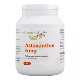 ASTAXANTHIN κάψουλες των 6 mg, 60 τεμάχια
