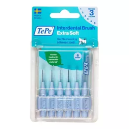 TEPE Μεσοδόντια βούρτσα x-soft 0.6mm ISO 3 μπλε, 6 τεμ