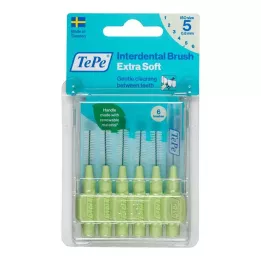 TEPE Μεσοδόντια βούρτσα x-soft 0.8mm ISO 5 πράσινα, 6 τεμ