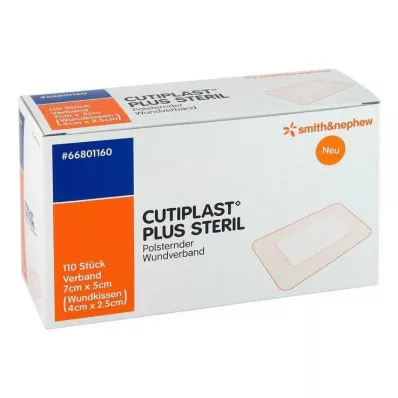 CUTIPLAST Συν αποστειρωμένο επίθεμα 5x7 cm, 110 τεμάχια