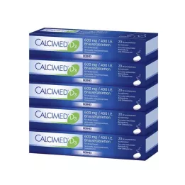 CALCIMED D3 600 mg/400 I.U. αναβράζοντα δισκία, 100 τεμάχια
