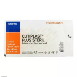 CUTIPLAST Συν αποστειρωμένο επίδεσμο 7,8x15 cm, 1 τεμάχιο