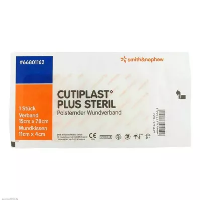 Επίδεσμος Cutiplast Plus στείρος 7,8x15 cm, 1 τεμ