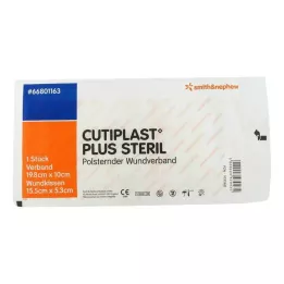 CUTIPLAST Συν αποστειρωμένο επίδεσμο 10x19,8 cm, 1 τεμάχιο