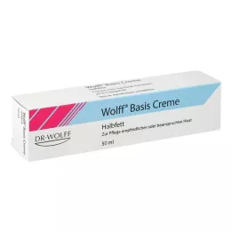 WOLFF Κρέμα βάσης ημιλιπαρή, 50 ml