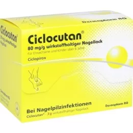 CICLOCUTAN 80 mg/g βερνίκι νυχιών που περιέχει δραστικό συστατικό, 3 g