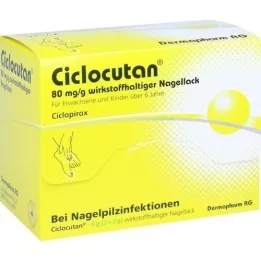 CICLOCUTAN 80 mg/g βερνίκι νυχιών που περιέχει δραστικό συστατικό, 6 g