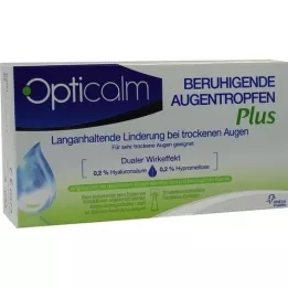 OPTICALM Καταπραϋντικές οφθαλμικές σταγόνες Plus σε εφάπαξ δόση, 20X0,5 ml