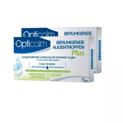 OPTICALM Καταπραϋντικές οφθαλμικές σταγόνες Plus σε εφάπαξ δόση, 20X0,5 ml