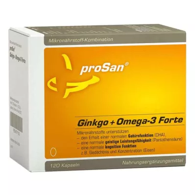 PROSAN Κάψουλες Ginkgo+Omega-3 Forte, 120 κάψουλες