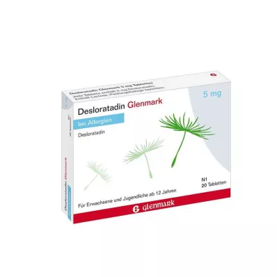 Desloratadine Glenmark δισκία 5 mg, 20 τεμ Desloratadine Glenmark δισκία 5 mg, 20 τεμ