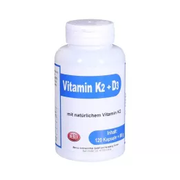 VITAMIN Κάψουλες K2+D3 Berco, 120 κάψουλες