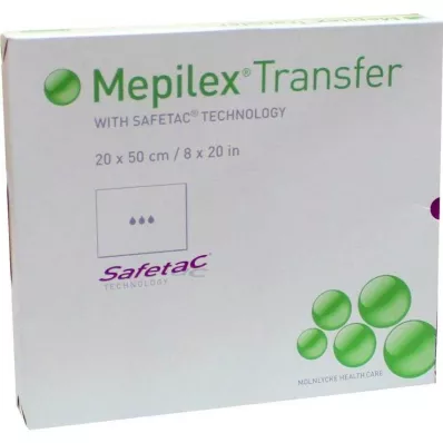 Επίδεσμος πληγών Mepilex Transfer 20Χ50cm αποστειρωμένος, 4 τεμ