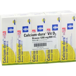 CALCIUM DURA Βιταμίνη D3 αναβράζουσα 1200 mg/800 I.U., 50 τεμάχια