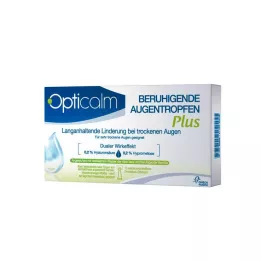 OPTICALM Καταπραϋντικές οφθαλμικές σταγόνες Plus σε εφάπαξ δόση, 10X0.5 ml