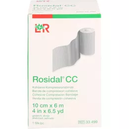 ROSIDAL CC Συγκολλητικός επίδεσμος συμπίεσης 10 cmx6 m, 1 τεμάχιο