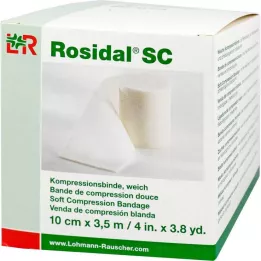 ROSIDAL SC Επίδεσμος συμπίεσης μαλακός 10 cmx3,5 m, 1 τεμάχιο