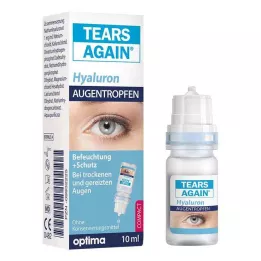 TEARS AGAIN® Οφθαλμικές σταγόνες Υαλουρονικού, 10 ml